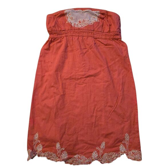 Y2k Billabong Dress Small Midi Dress Strapless Back Hit Preppy Cottage Core - Picture 1 of 8